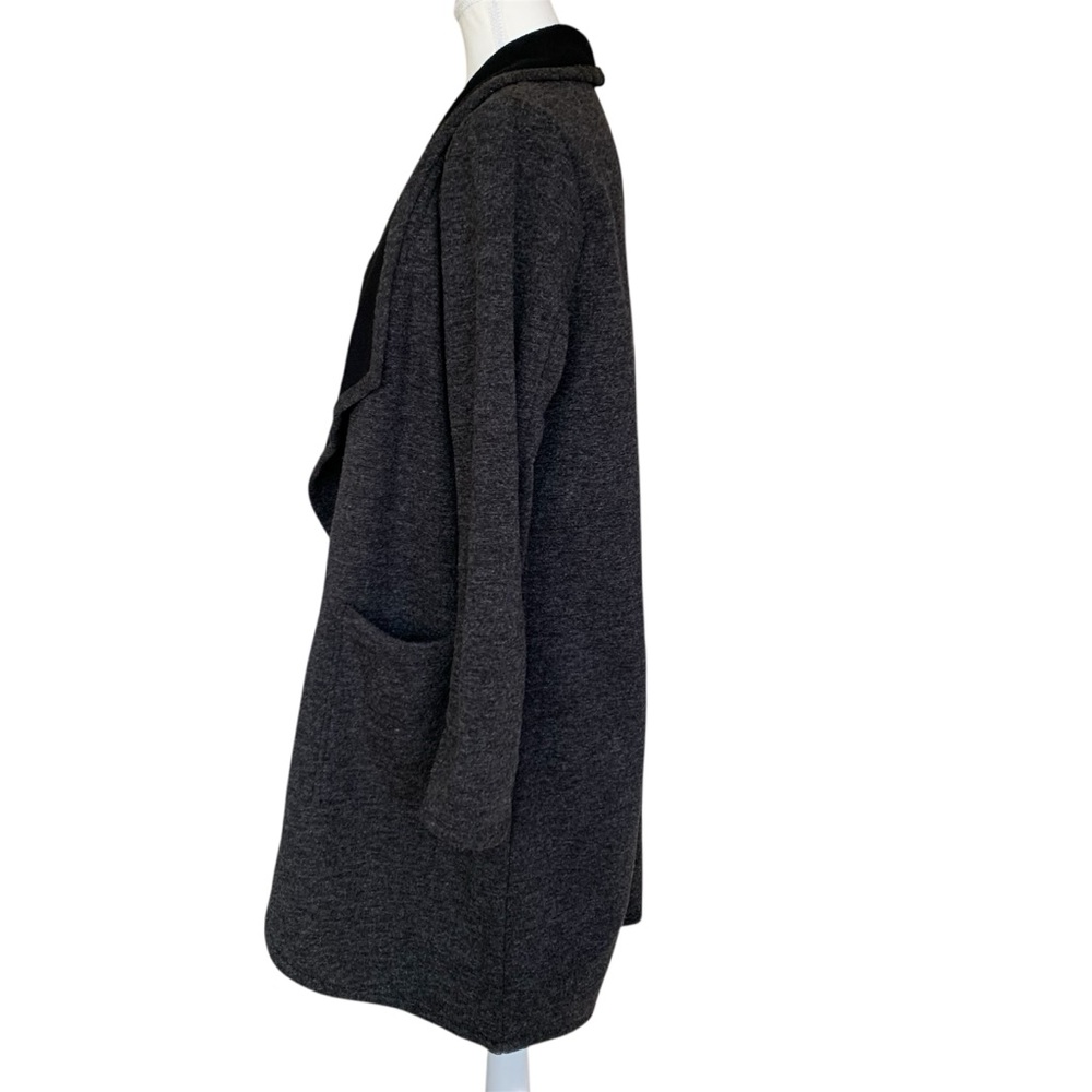 Fabletics Moscow Coat Jacket Gray Open Front Wome… - image 7